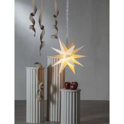 Paperitähti Star Trading December Ø45 cm beige