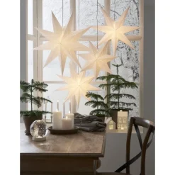 Paperitähti Star Trading Lysa, 60cm, valkoinen