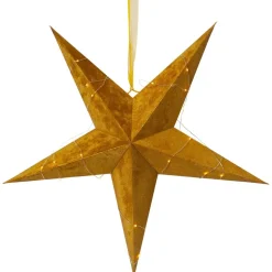 Paperitähti Star Trading Velvet Ø600x210mm kulta