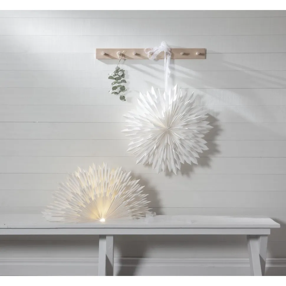 Paperitähti Star Trading Ice, 70cm, valkoinen