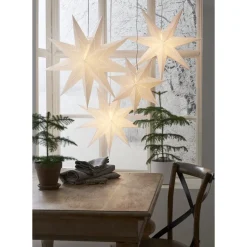 Paperitähti Star Trading Lysa, 70cm, valkoinen