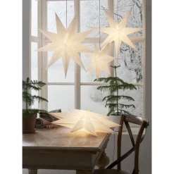 Paperitähti Star Trading Lysa, 43cm, valkoinen
