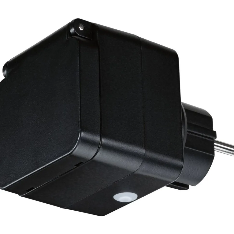 Pistokeliitin ulkokäyttöön Paulmann Smart Plug, IP44, musta