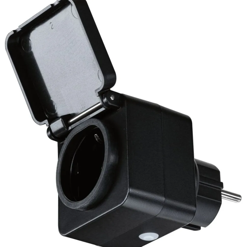Pistokeliitin ulkokäyttöön Paulmann Smart Plug, IP44, musta