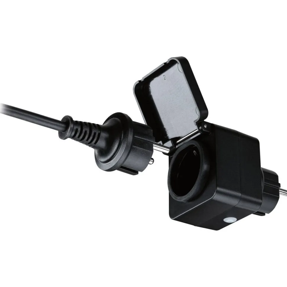 Pistokeliitin ulkokäyttöön Paulmann Smart Plug, IP44, musta