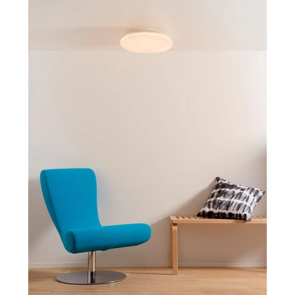 Plafondi Airam Gaia Slim Basic, 15W, 1300lm, 3000K, Ø300mm, valkoinen