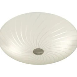 Plafondi Aneta Lighting Cyklon Ø 340x140 mm satiinilasi, teräs