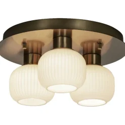 Plafondi Aneta Lighting Messina Ø28cm IP44 mattamessinki/valkoinen