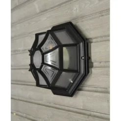 Plafondi Noor Monza Ø283x150 mm musta