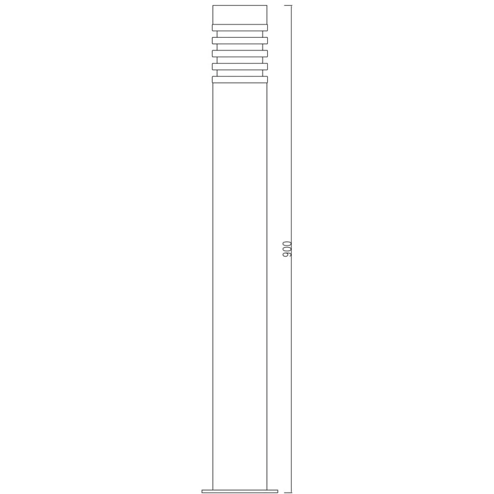 Pollarivalaisin FTLIGHT Lucas E27 60W IP44 harmaa