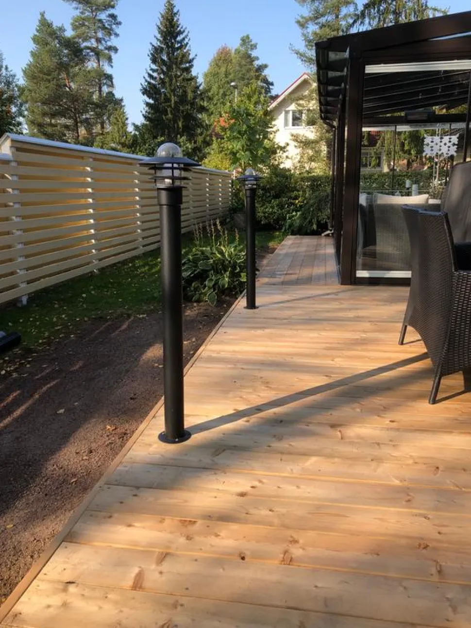 Pollarivalaisin Käpylä Mini Ø 221x1100mm, musta