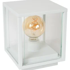 Pollarivalaisin Lucide Claire, 20x20cm, IP54, valkoinen