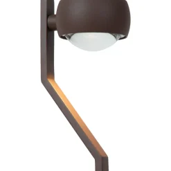Pollarivalaisin Lucide Estal, 11.6x12cm, IP54, 9W, ruskea
