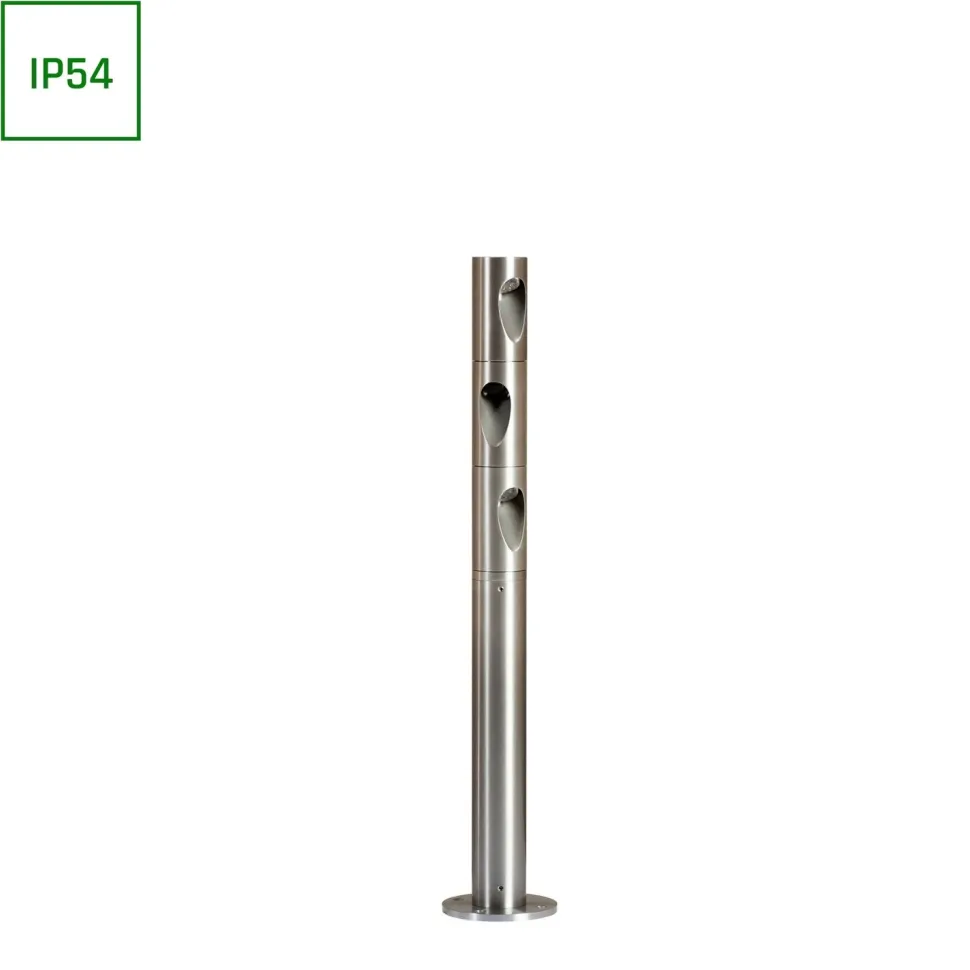 Pollarivalaisin Spectrum Aquatique 3 LED 350mA 3x1W IP54 3000K Ø42x500mm harmaa