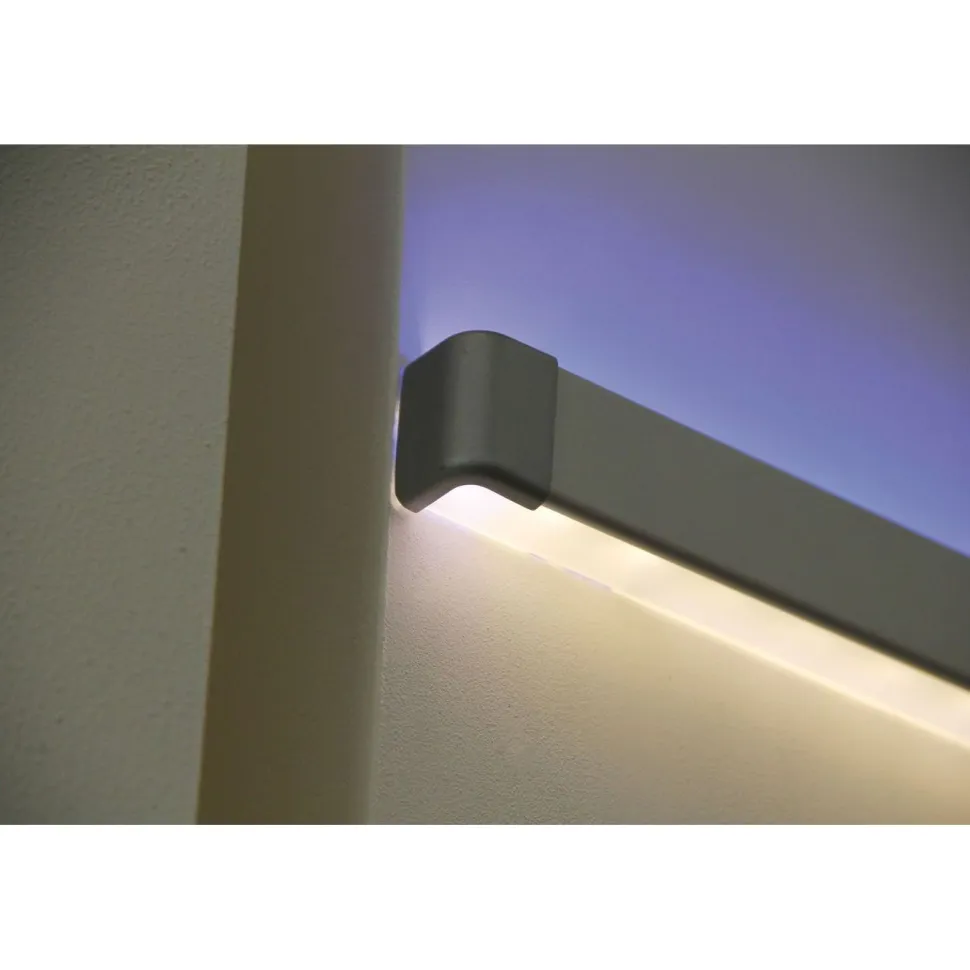 Päätypala LED-profiiliin Paulmann Duo, 2kpl, matta-alumiini