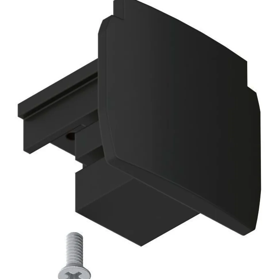 Päätysuoja Paulmann ProRail3, 35x31.5mm, musta