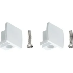 Päätysuoja Paulmann URail, 2kpl, 13x21mm, valkoinen