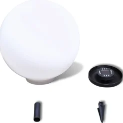 Puutarha aurinkovalaisin pallovalo led 50cm 1kpl maapiikillä