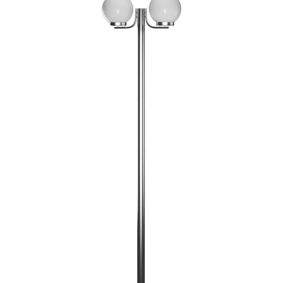 Puutarhan lampputolppa 2 lamppua 220cm