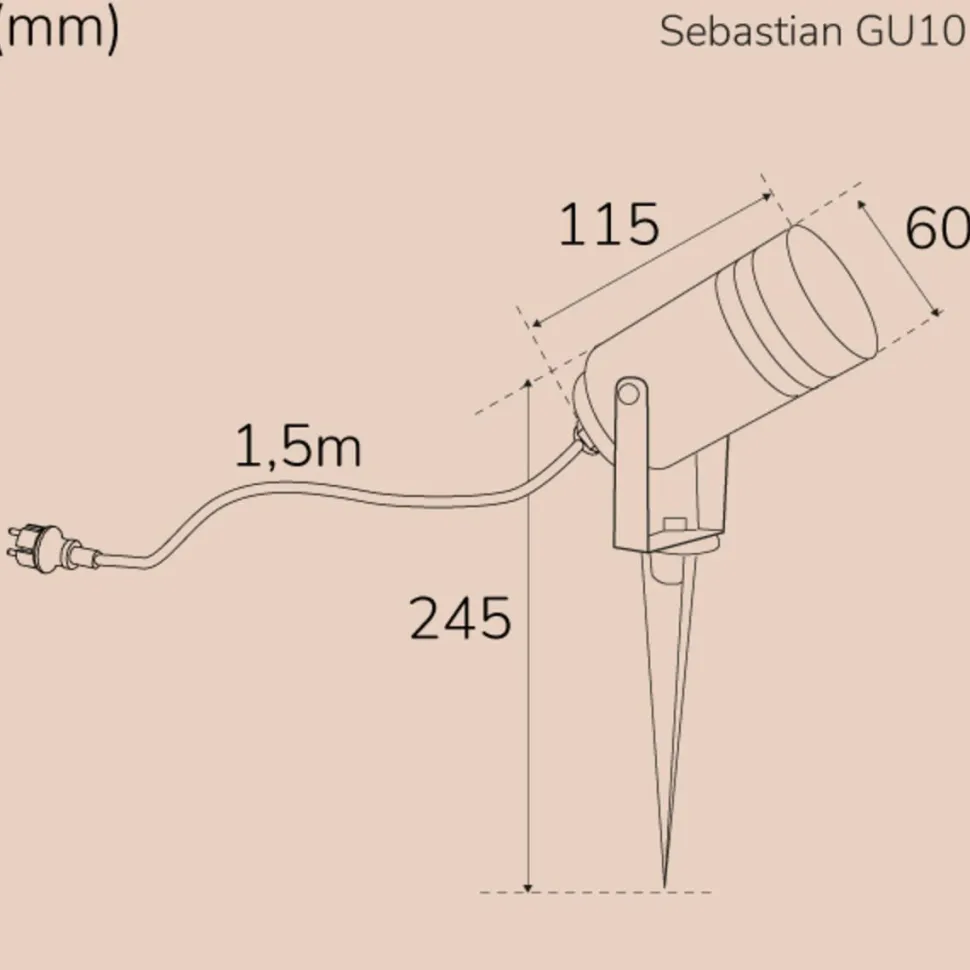 Puutarhaspotti Llitt Sebastian, antrasiitti