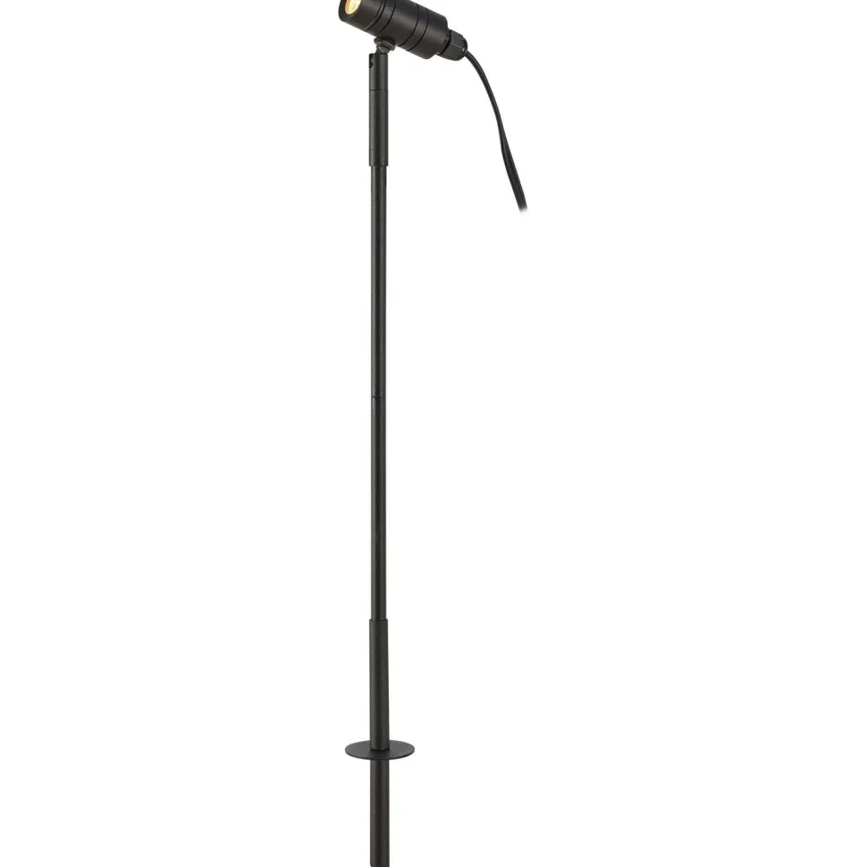 Puutarhaspotti maapiikillä Markslöjd Unite 12 IP44 LED 12V 0.8W musta/kirkas