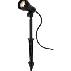 Puutarhaspottivalaisin Lucide Spike 1x5W IP54 musta