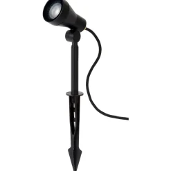 Puutarhaspottivalaisin Lucide Spike 1x5W IP54 musta