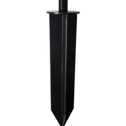 Puutarhavalaisin Star Trading Orby, 20cm, musta/savunharmaa