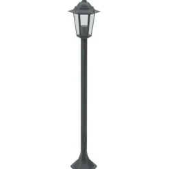 Pylväsvalaisimet 6 kpl e27 110 cm alumiini tummanvihreä