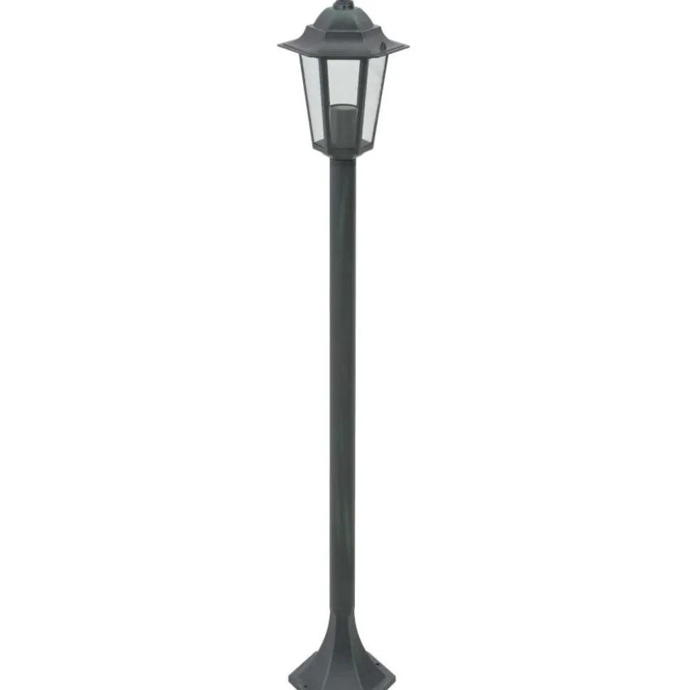 Pylväsvalaisimet 6 kpl e27 110 cm alumiini tummanvihreä