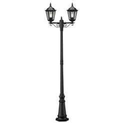 Pylväsvalaisin 7234-750 Firenze musta 2-haarainen 2200 mm