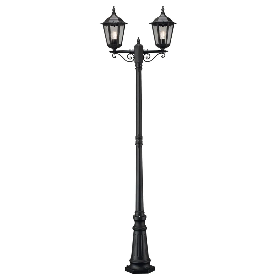 Pylväsvalaisin 7234-750 Firenze musta 2-haarainen 2200 mm