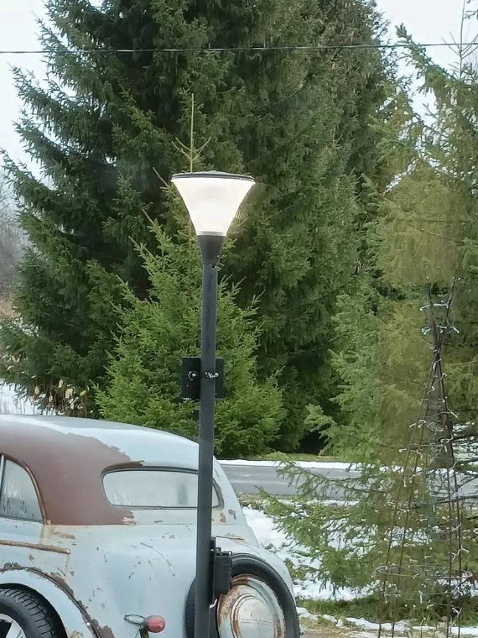 Pylväsvalaisin Aaria AA01M IP44 60W musta