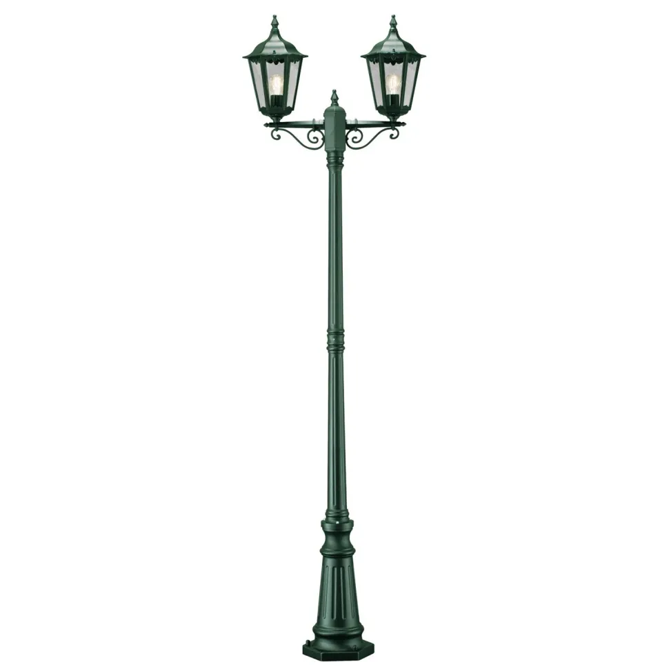 Pylväsvalaisin Konstsmide Firenze 7234-600 250x630x2200 mm 2-haarainen vihreä