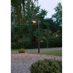 Pylväsvalaisin Konstsmide Vega 560-750 300x550x2400 mm 1-osainen musta