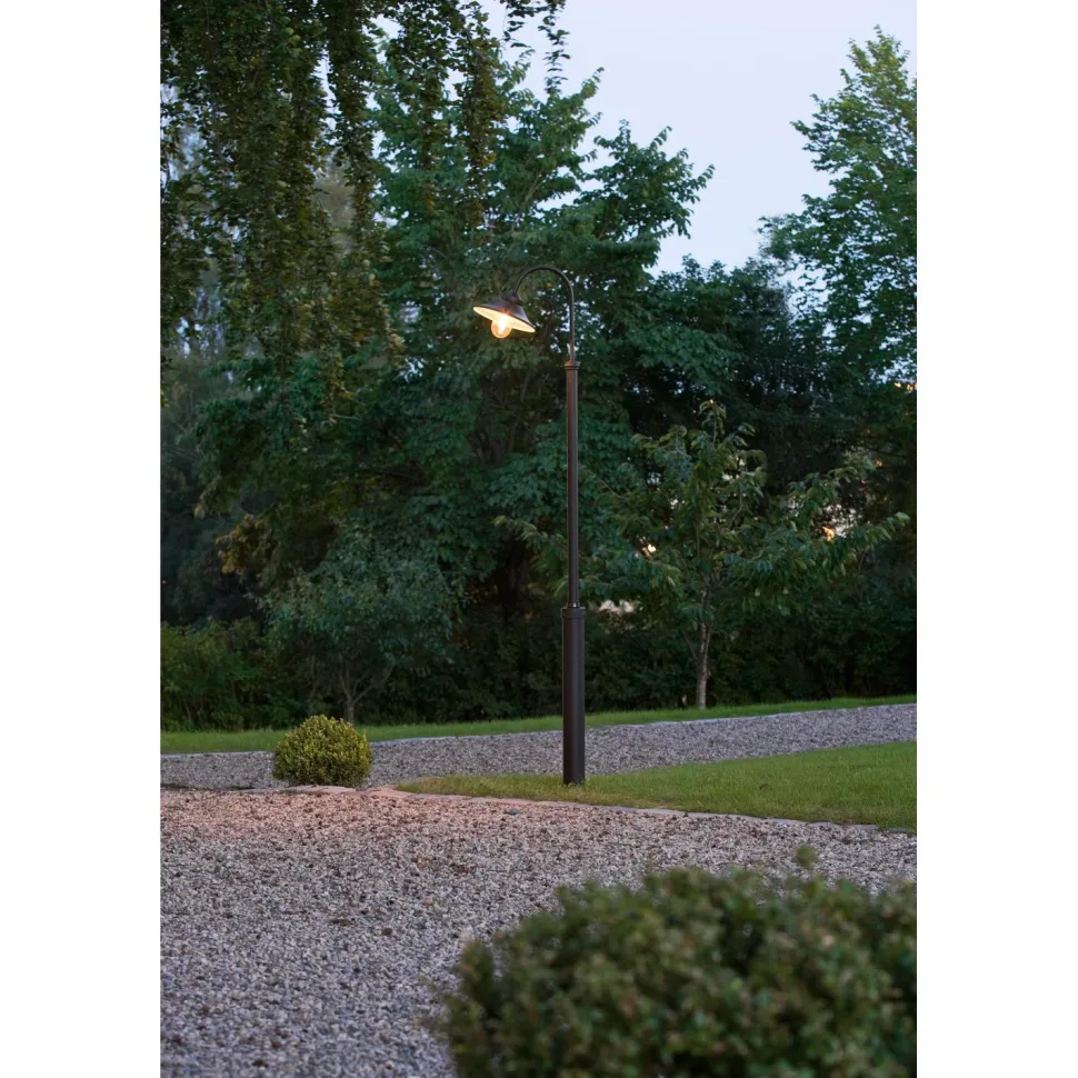 Pylväsvalaisin Konstsmide Vega 560-750 300x550x2400 mm 1-osainen musta