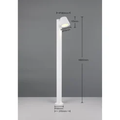 Pylväsvalaisin Trio Beni 60cm GU10 antrasiitti