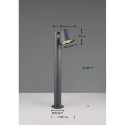 Pylväsvalaisin Trio Beni 60cm GU10 antrasiitti