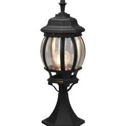 Pylväsvalaisin Trio Elvo, 1-os, 49cm, E27, mattamusta