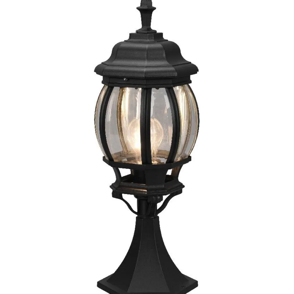 Pylväsvalaisin Trio Elvo, 1-os, 49cm, E27, mattamusta