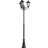 Pylväsvalaisin Eglo Navedo 3x60W Ø560x2200 mm E27 IP44 musta/kirkas