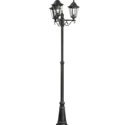 Pylväsvalaisin Eglo Navedo 3x60W Ø560x2200 mm E27 IP44 musta/kirkas