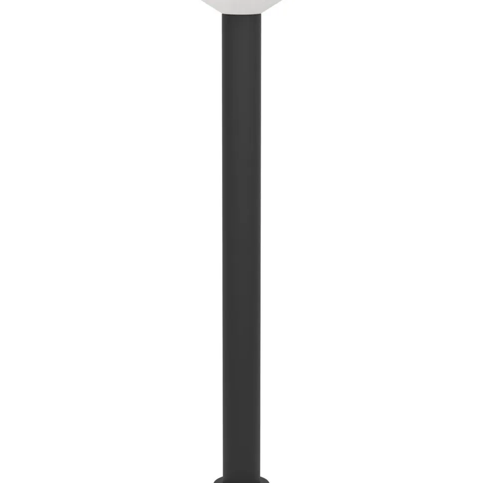 Pylväsvalaisin Eglo Rigosa, 35 cm, IP44, 3000K, musta/valkoinen