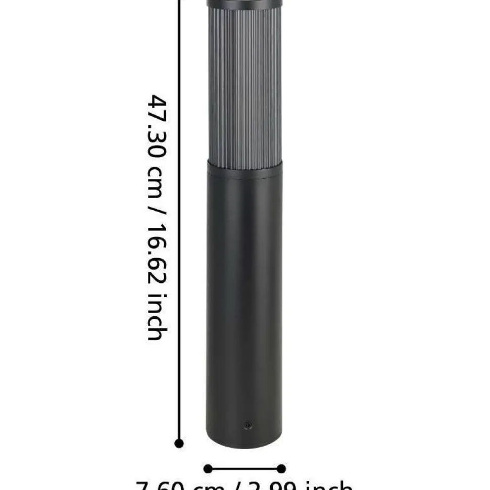 Pylväsvalaisin Eglo Salle 46.5cm musta