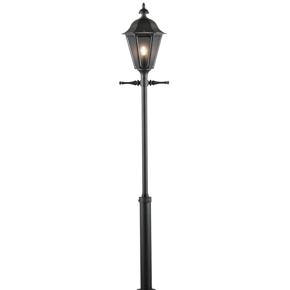 Pylväsvalaisin Konstsmide Pallas 550-750 400x345x2600 mm musta