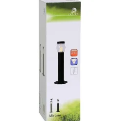 Pylväsvalaisin Lucide Mirane 11W 230V IP44 Ø 90mm mattakromi