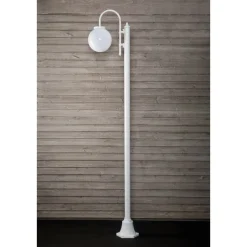 Pylväsvalaisin Noor Globo 2350x525x250 mm valkoinen