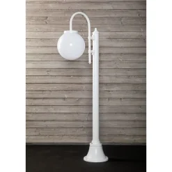 Pylväsvalaisin Noor Globo 1350x525x250 mm valkoinen