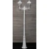 Pylväsvalaisin Noor Kello 2-osainen 2180x650 mm valkoinen/kulta