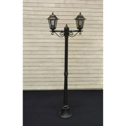 Pylväsvalaisin Noor Milano Mini 1745x535 mm 2-osainen musta